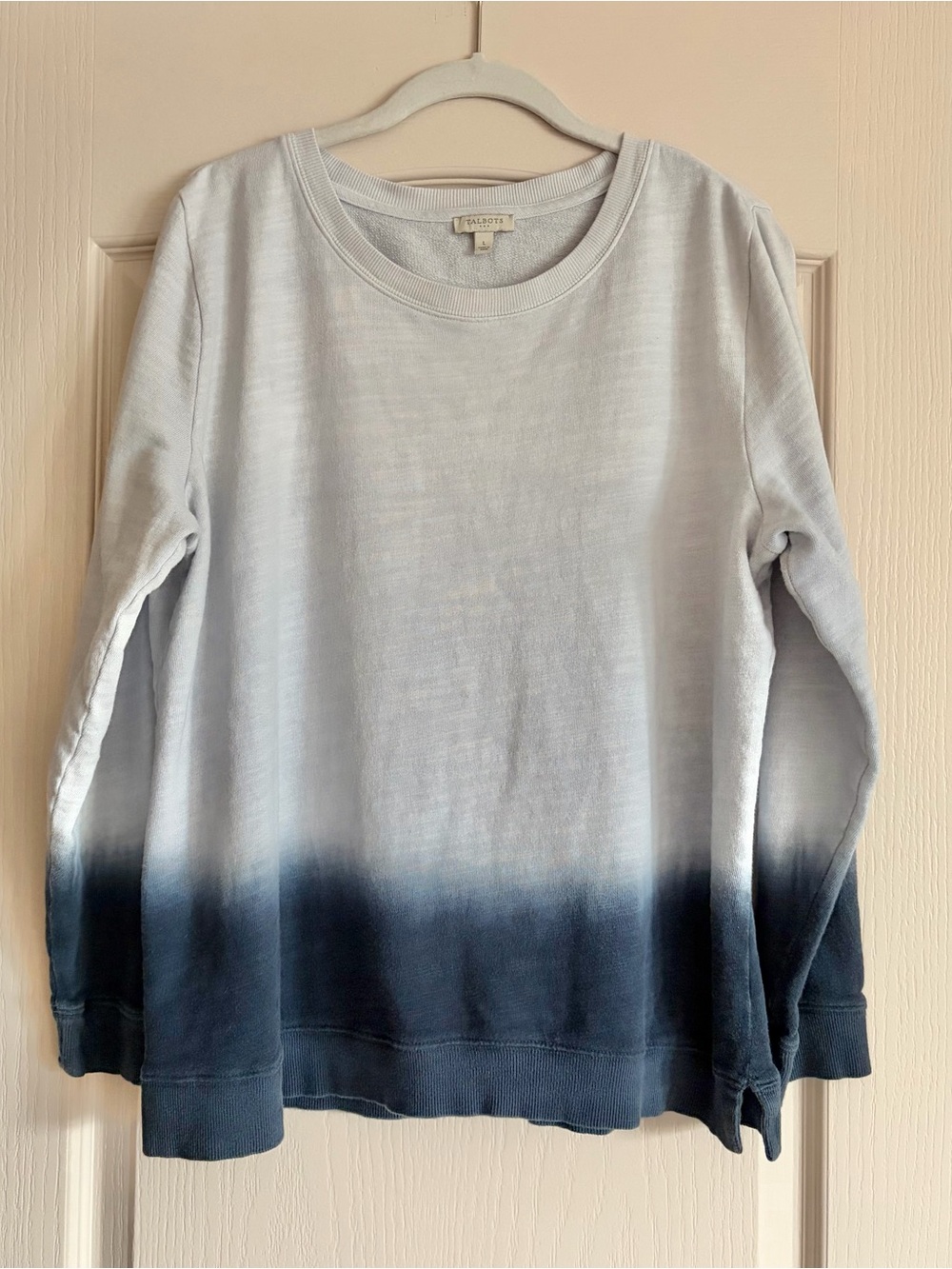 Talbots Crewneck Ombre Sweatshirt
